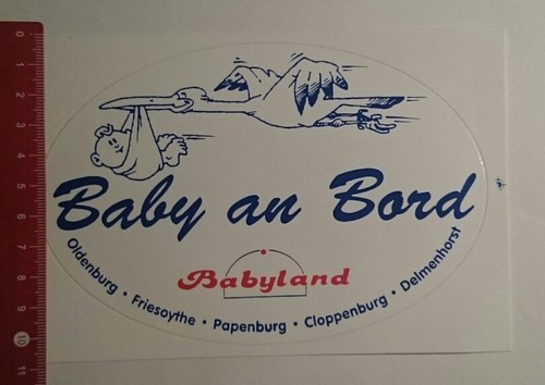 Aufkleber sticker baby - aufkleber/sticker:, an