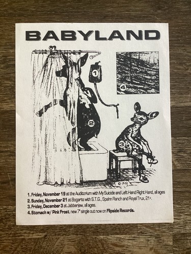 Original babyland 1993 tour - babyland,