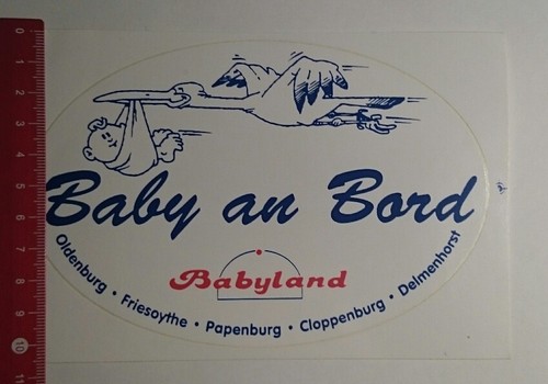 Aufkleber sticker babyland - aufkleber/sticker:,
