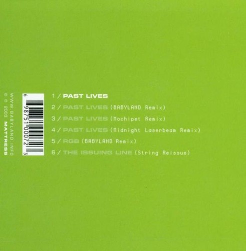 Babyland past lives cd - lives,