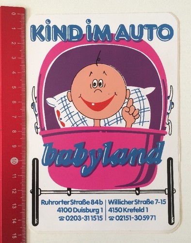 Aufkleber sticker babyland - aufkleber/sticker:,
